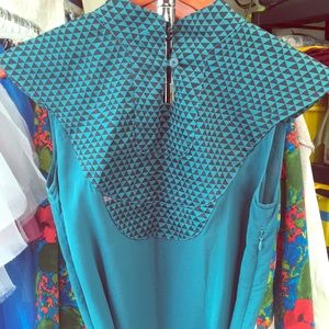 Skunk Funk Geometric Blouse